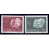 Sverige. 1966. Nobelpristager 1906, 25-40 Øre. AFA nr 572-73 **  postfrisk stemplet FDC st,