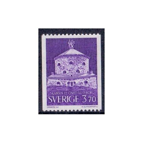 Sverige. 1967. Løvefæstningen. 3,70 kr.. AFA nr 580.  **  postfrisk stemplet FDC st,