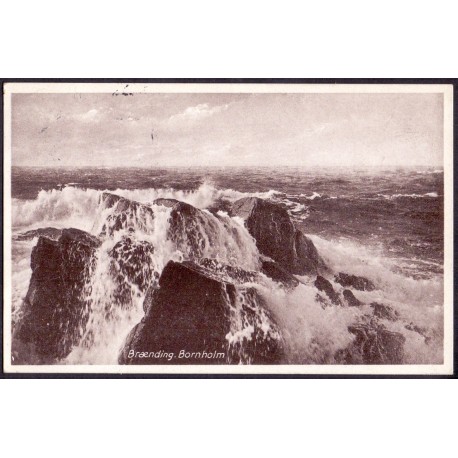 Bornholm Brænding  sendt 1934 (Frits Sørensens) 