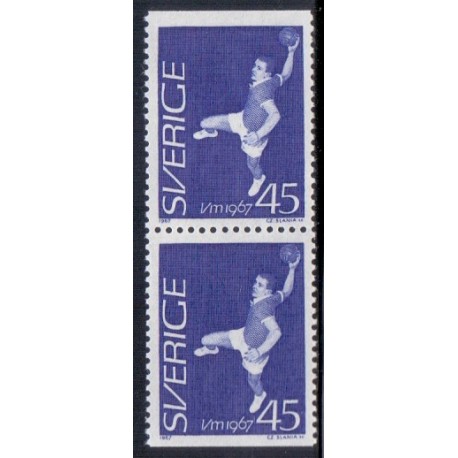 Sverige. 1967. VM i håndbold, 45 Øre-2,70 kr. AFA nr 574-75 **  postfrisk stemplet FDC st,