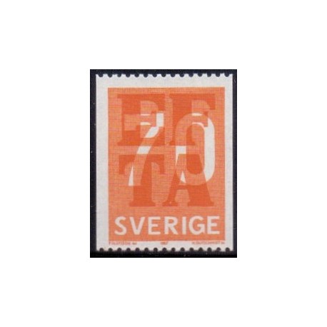 Sverige. 1967. EFTA frihandel. 70 Øre. AFA nr 579.  **  postfrisk stemplet FDC st,