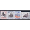 Sverige. 1967. Posthistorie og natur, 5-90 Øre AFA nr. 596-99 **    postfrisk stemplet FDC st,