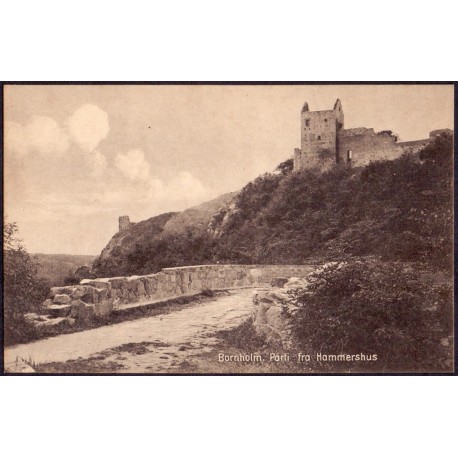 Bornholm Parti fra hammershus, ubrugt  (Frits Sørensens) 