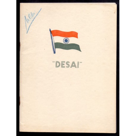 Auktionskatalog, over DESAI Collection fra Robson Love Ltd 1949