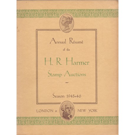 Auktionskatalog. The Resume fore the season 1945-1946 HARMERS Bond Street Stamp