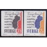 Sverige. 1968. Franz Berwalds død, 35 Øre-2 kr. AFA nr. 607-08 **  postfrisk stemplet FDC st,