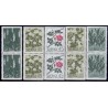 Sverige. 1968. Nordiske vilde blomster, 45 Øre. AFA nr. 611Co-615Cn ** (5 par)       postfrisk stemplet FDC st,