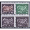 Sverige. 1968. Axel Petersson Döderhultarn, 5-45 Øre. AFA nr. 625Cv-624Ch ** (2 par)     postfrisk stemplet FDC st,