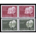 Sverige. 1968. Nobelpristager 1908, AFA nr. 632Cv-633Ch **    postfrisk stemplet FDC st,