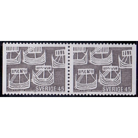 Sverige. 1969. Nordens dag, AFA nr. 636Cv & 636Ch **  postfrisk stemplet FDC st,