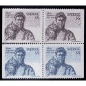 Sverige. 1969. Albert Engström, AFA nr. 642Cv & 643Ch ** (2 par)    postfrisk stemplet FDC st,