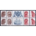 Sverige. 1969. Wasa regalskib, AFA nr. 650Co-654Cn ** (5)    postfrisk stemplet FDC st,