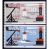 Sverige. 1969. Svensk fyrvæsen, 30-55 Øre, AFA nr. 661-62 **     postfrisk stemplet FDC st,
