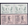 Sverige. 1969. Nobelpristager 1909, AFA nr. 668Cv-669Ch ** (2 par)    postfrisk stemplet FDC st,