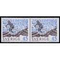 Sverige. 1970. Tømmerflådning, AFA nr. 672Cv &  672Ch **     postfrisk stemplet FDC st,