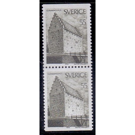 Sverige. 1970. Glimmingehus og Kina slot, 45 Øre-2 kr. AFA nr. 687-88 **     postfrisk stemplet FDC st,