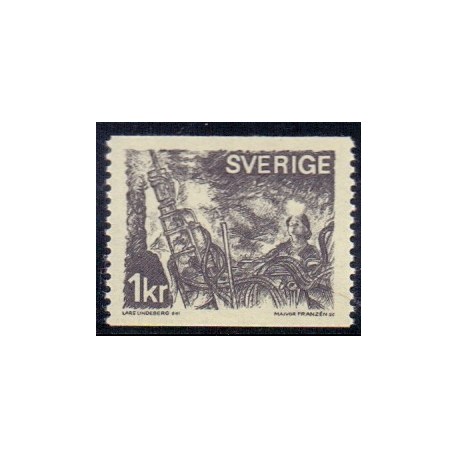 Sverige. 1970. Minedrift 1 kr. AFA nr. 689 **    postfrisk stemplet FDC st,