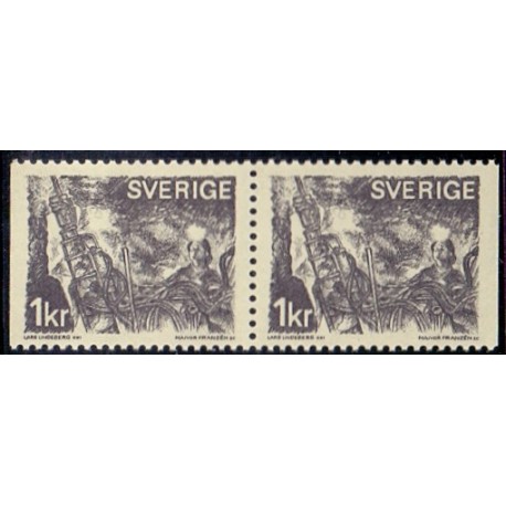 Sverige. 1970. Minedrift, AFA nr. 689Cv & 689Cn **    postfrisk stemplet FDC st,