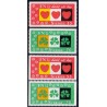 Sverige. 1970. FN 25 års jubilæum, 55-70 Øre. AFA nr. 696-97A  ** (4)    postfrisk stemplet FDC st,