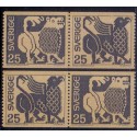 Sverige. 1971. Motiver, 15-25 Øre. AFA nr. 712-714 ** (2 par+1)   postfrisk stemplet FDC st,
