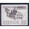 Sverige. 1976. Tømmertransport, 60 Øre. ALM papir AFA nr. 717uF **    postfrisk stemplet FDC st,