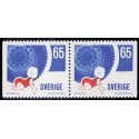 Sverige. 1971. Trafiksikkerhed. AFA nr. 728Cv & 728Ch ** postfrisk stemplet FDC st,