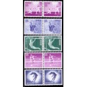 Sverige. 1972. Kvindeidræt. AFA nr. 747Cv-751Ch ** (5 par)  postfrisk stemplet FDC st,