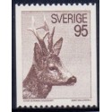 Sverige. 1972. Rådyr, 95 Øre,ALM papir AFA nr. 752uF **    postfrisk stemplet FDC st,