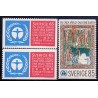 Sverige. 1972. FN miljøbeskyttelse 65-85 Øre, AFA nr. 764-64A ** (3)      postfrisk stemplet FDC st,