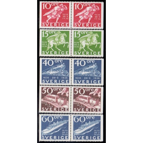 Sverige. 1972. STOCKHOLMIA 74, AFA nr. 777Cv-81Ch ** (5 par)     postfrisk stemplet FDC st,