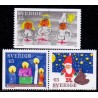 Sverige. 1972. Julefrimærker 45-75 Øre. AFA nr. 789Cv-91 ** (par +1)   postfrisk stemplet FDC st,