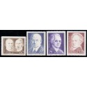 Sverige. 1972. Nobelpristagere 1912, 60 Øre-1 kr. AFA nr. 792-95 **   postfrisk stemplet FDC st,