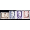 Sverige. 1972. Nobelpristagere 1912, 60 Øre-1 kr. AFA nr. 792-95 **   postfrisk stemplet FDC st,