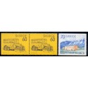 Sverige. 1973. Postbusser, 60-70 Øre. AFA nr. 798Cv-99 ** (par +1)   postfrisk stemplet FDC st,