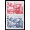 Sverige. 1973. Landsorganisationen. 75 Øre-1,40 kr. AFA nr. 805-06 **   postfrisk stemplet FDC st,