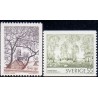 Sverige. 1973. Malerier. 40-50 Øre. ALM papir, AFA nr. 807uF-08uf **     postfrisk stemplet FDC st,