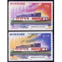 Sverige. 1973. Nordens Hus. 75 Øre-1 kr, AFA nr. 814-15 **    postfrisk stemplet FDC st,