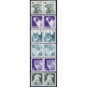 Sverige. 1973. Dyrebeskyttelse i parstykker, AFA nr. 823Cv-828Ch ** (6 par)    postfrisk stemplet FDC st,