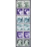Sverige. 1973. Dyrebeskyttelse i parstykker, AFA nr. 823Cv-828Ch ** (6 par)    postfrisk stemplet FDC st,