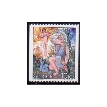 Sverige. 1973. Maleriet Gåslisa, AFA nr. 838 **    postfrisk stemplet FDC st,