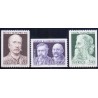 Sverige. 1973. Nobelpristagere 1913, 75 Øre -1,40 kr. AFA nr. 839-41 **    postfrisk stemplet FDC st,