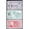 Sverige. 1974. Jubilæumsudgaver, 45-75 Øre. AFA nr. 847-49 **    postfrisk stemplet FDC st,
