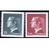Sverige. 1974.. Kong Carl XVI, 75 Øre-1 kr. AFA nr. 858-59**   postfrisk stemplet FDC st,