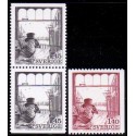 Sverige. 1974. Publicistklubben 45 Øre-1,40 kr. AFA nr. 870Co-871 ** (1 par+1)    postfrisk stemplet FDC st,