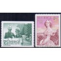 Sverige. 1975. FN's kvindeår, 75 Øre-1 kr.AFA nr. 903-04 **    postfrisk stemplet FDC st,