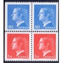 Sverige. 1975. Suppleringsværdier. AFA nr. 905Cv-906Ch ** (2 par)   postfrisk stemplet FDC st,