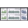 Sverige. 1975. Damplokomotiver i par. AFA nr. 919Co-921Cn ** (3 par)    postfrisk stemplet FDC st,