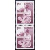Sverige. 1976. Kniplinger, i parstykke. 1 Kr. AFA nr. 945Co 6 945Cn **  postfrisk stemplet FDC st,