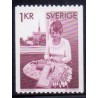 Sverige. 1976. Kniplinger. 1 Kr.ALM papir AFA nr. 945uf **  postfrisk stemplet FDC st,