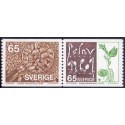 Sverige. 1976. Svensk Frøkontrol i parstykke. AFA nr. 949-50 **  postfrisk stemplet FDC st,